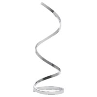 Modern Spiral Led Table Lamp Integrated Led, Dimmable, Chrome(D0102Hge4Ua)