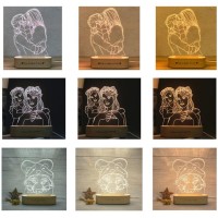 Oyouni Custom Night Lamp - Custom Photo Or Text Night Light, Usb Charging - Ideal For Bedroom, Kids, Birthdays, Mother'S Day, Christmas, Valentine'S Day-Unique Gifts That Illuminate Emotions!