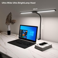 Takthree Led Desk Lamp Double Head Led Desk Lamp 15W Ultra Bright Architect Task Desk Light Eye Caring Desk Light Desk Lamps