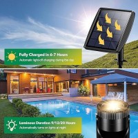 Poposoap Solar Pond Lights 3In1 Warm White Underwater Pond Lights Ip68 Waterproof Led Landscape Spotlights For For Pond Gar