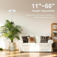 Lordem Bamboo Plant Grow Light 82 Leds Full Spectrum Plant Light For Indoor Plants Brightness Adjustable Led Growing Lamp With