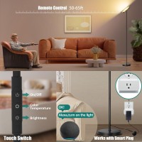 2024 Led Floor Lamp 36W 3600Lm Super Bright Floor Lamps For Living Room Bedroom With Remote Timer Torchiere Floor Lamp Stepl