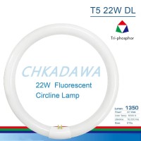 Chkadawa 22W T5 Fluorescent Round Tube, 7.25 Inch Fcl T5 Type 22 Watts Circular Light Bulbs 6400K 120V, Replacement Circline Bulb For Floxite/Zadro/Rialto Makeup Mirror, Daylight Dl