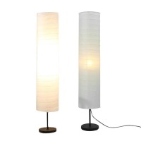 37 Inch Floor Lamp Shade, Dustproof Rice Paper Floor, Japanese Style Light Bulb Cage Guard For Living Room Bedroom Bedside Decorations