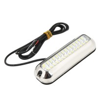 Akozon Marine Led Lights Waterproof Underwater Led Boat Light For Yacht Boat (White Light 6000K)