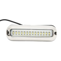 Akozon Marine Led Lights Waterproof Underwater Led Boat Light For Yacht Boat (White Light 6000K)