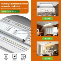 Faithsail Dimmable 4Ft Led Wraparound Light 3 Color Temperature 3000K4000K5000K Cct Selectable 50W 5500Lm 4 Foot Kitchen Led