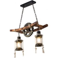 Hanging Light Antique Loft Chandelier Vintage Dining Room Chandelier Metal Industrial Chandelier Retro E27 Height Adjustable Chandelier Bedroom Living Room Living Room Kitchen Bar Decorative Lighting