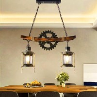 Hanging Light Antique Loft Chandelier Vintage Dining Room Chandelier Metal Industrial Chandelier Retro E27 Height Adjustable Chandelier Bedroom Living Room Living Room Kitchen Bar Decorative Lighting