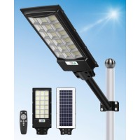 Sararoom Pack Of 6 400 W Solar Outdoor Floor Lamp-720 Led Projector Led Garden Lamp With Remote Control 6500 K 10000 Lm Cool White Ip65 Waterproof For Street Garage Public Lighting