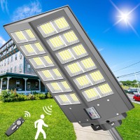 Jadisi 1Pack Solar Parking Lot Lights 4800W Solar Street Light 240000Lm Dusk To Dawn Street Lights Solar Powered Ip67 Waterpro