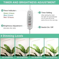 Foxgarden Grow Light Full Spectrum Plant Light Strip With Stand For Indoor Plants 47263 Inches Height Adjustable Bright Gro