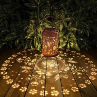 Solar Lanterns Outdoor Waterproof Hummingbird Garden Decor Gifts For Women Mom Grandma Hanging Solar Lights Metal Solar Decoration Outsideled Lanterns For Yard, Patio, Lawn, Pathway, Landscape