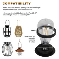 Replacement Solar Light Topssolar Light Bulbs For Outsidesolar Lanterns Outdoor Waterproof 1 Pack One Thing Three Uses Multi