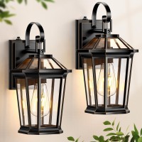 Vianis Dusk To Dawn Exterior Light Fixture Waterproof Outdoor Wall Sconce Porch Light For House 100 Antirust Aluminum Outsid