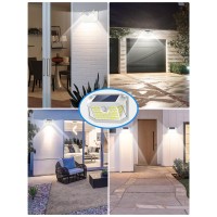 Lansow Solar Motion Lights Outdoor 6 Pack 188 Led3 Modes Motion Sensor Outdoor Lights Ip65 Waterproof 270 Lighting Solar Po