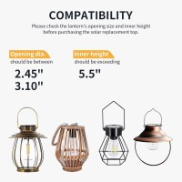 Replacement Solar Light Partssolar Lanterns Outdoor Waterproof Two Sizes For Versatile Switching 1 Pack They Can Serve As Acces