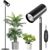 Lbw Grow Light For Indoor Tall Plants With Stand Full Spectrum Floor Standing Plant Growing Light With 20W Cob Bulb Height Adjus