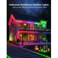 Govee Permanent Outdoor Lights Smart Rgbic Outdoor Lights With 75 Scene Modes 100Ft With 72 Led Ip67 Lights For Halloween Deco