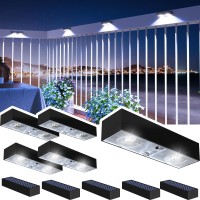 Jsot Solar Lights For Fence Solar Step Lights Solar Light For Outside Outdoor Deck Lights Decoration Lights For Patio Yard Dri