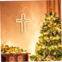 Neon Signs For Wall Decor, Jesus Cross Neon Signs Led Neon Light Signs Usb Powered Cross Light For Bedroom Living Room Christmas Decor Gifts