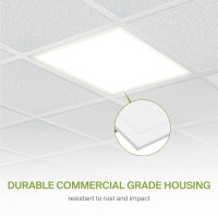 Asd 6 Pack 2X2 Led Flat Panel Light 253040W Ul Dlc 5335Lm 3500K 4000K 5000K Selectable Dimmable 2X2 Led Drop Ceiling Light