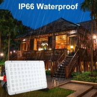 Indmird 2 Pack 200W Led Outdoor Floodlight Exterior Flood Lights Outdoor Flood Lights Plug In Flood Light For Yard Garden