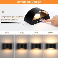 Lightess Led Wall Sconce 13 Rgb Colors Dimmable Cordless Wall Light Remote Touch Control Rechargeable Battery Operated Usb