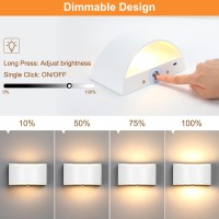 Lightess Led Wall Sconce 13 Rgb Colors Dimmable Cordless Wall Light Remote Touch Control Battery Operated Usb Magnetic Wal