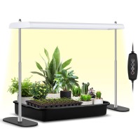 Foxgarden Grow Light Stand Advanced Led Plant Growth Lighting With 4812H Timer 6 Dimming Options And Adjustable Height Op