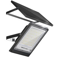 Sengyung 100W Solar Flood Lights Outdoor,Dusk To Dawnlp66 Solar Lights Outdoor Waterproof Parkinalot,Stadium,Yard,Swimming Pool, Pathway,Garden