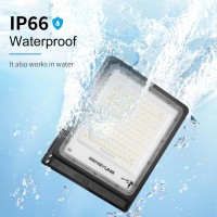 Sengyung 100W Solar Flood Lights Outdoor,Dusk To Dawnlp66 Solar Lights Outdoor Waterproof Parkinalot,Stadium,Yard,Swimming Pool, Pathway,Garden