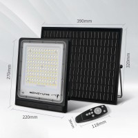 Sengyung 100W Solar Flood Lights Outdoor,Dusk To Dawnlp66 Solar Lights Outdoor Waterproof Parkinalot,Stadium,Yard,Swimming Pool, Pathway,Garden