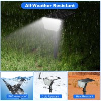 Dealgadgets Solar Spot Lights Outdoor Ip65 Waterproof 44 Led Landscape Spotlights Solar Powered Spotlight With Auto Onoff And