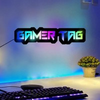 Custom Gamer Tag Neon Sign, Personalized Led Gaming Neon Sign For Gamer Room Wall Decor For Men Teen Boys Girls Bedroom Game Room Decor, Gamer Gifts Neon Lights (Style 3)