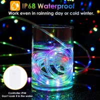 Nazuwke 49Ft Led Rope Lights For Outside 18 Colors Changing Outdoor Fairy String Lights With Remotes Waterproof 150 Leds Color