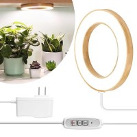 Lordem Bamboo Ceiling Grow Light For Indoor Plants 72 Leds Full Spectrum Plant Light 63 Halo Under Cabinet Growing Lamp Wi