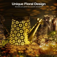 90 Led Solar Watering Can With Lights Waterproof Large Hanging Lantern Landscape Solar Lights Outdoor Garden Decor For Outside