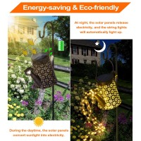 90 Led Solar Watering Can With Lights Waterproof Large Hanging Lantern Landscape Solar Lights Outdoor Garden Decor For Outside