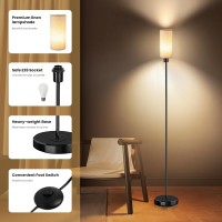 Veyfiy Floor Lamp For Living Room Modern Standing Floor Lamp With E26 Socket Led Corner Floor Lamp 68 Inches Tall For Office