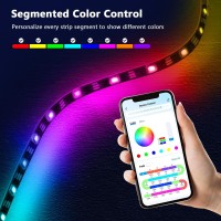 Daybetter 164 Ft Led Lights For Bedroom Led Strip Lights Rgb 5050 Color Changing With App Control Remote Color Changing Music