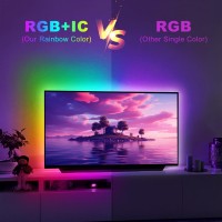 Daybetter Usb Led Strip Lights With App Control Remote 328 Ft Rgb Led Lights For Bedroom Music Sync Color Changing Lights For