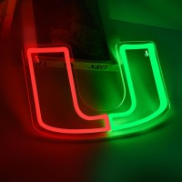 University Neon Signs College Neon Led Sign University Football Team Logo Neon Sign For Room Decor Dorm Decoration For College S