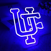 Uf Neon Sign For Wall Decor College Uf Neon Led Sign For Bedroom American Football Team Logo Neon Sign For Room Decor University