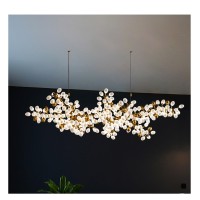 Gold Grape Chandelier Design Glass Pendant Lights Nordic Living Room Dining Room Kitchen Hanging Light Pendant Lamps,Modern Chandelier Crystal