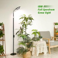 Lbw Grow Light For Indoor Plants Full Spectrum With Base Floor Grow Lamp For Large Plants Auto Onoff Timer 4812H 8 Diame