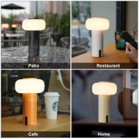 Weilailux Small Cordless Table Lamp Rechargeable, Portable Battery Operated Lamp With Usb Charging, Touch Dimmable Night Light For Bedroom/Patio/Dinning/Outdoor/Camping (Green)