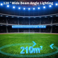 Vrtogthe Led Flood Light Outdoor 400W - 40000Lm Led Stadium Lights Outdoor With Temperature Drive And Ip67 Waterproof, 7000K Commercial Security Floodlight For Street, Yard, Garage, Parking