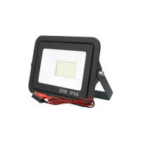 Joccos Dc12V Led Flood Light 20W 30W 50W 100W Outdoor Floodlight Spotlight Ip66 Waterproof Light Reflector Portable 12 Volt Led Lights Cool White5500-7000K (Color : 30W, Size : Dc 12V)