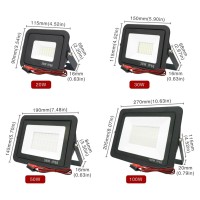 Joccos Dc12V Led Flood Light 20W 30W 50W 100W Outdoor Floodlight Spotlight Ip66 Waterproof Light Reflector Portable 12 Volt Led Lights Cool White5500-7000K (Color : 30W, Size : Dc 12V)